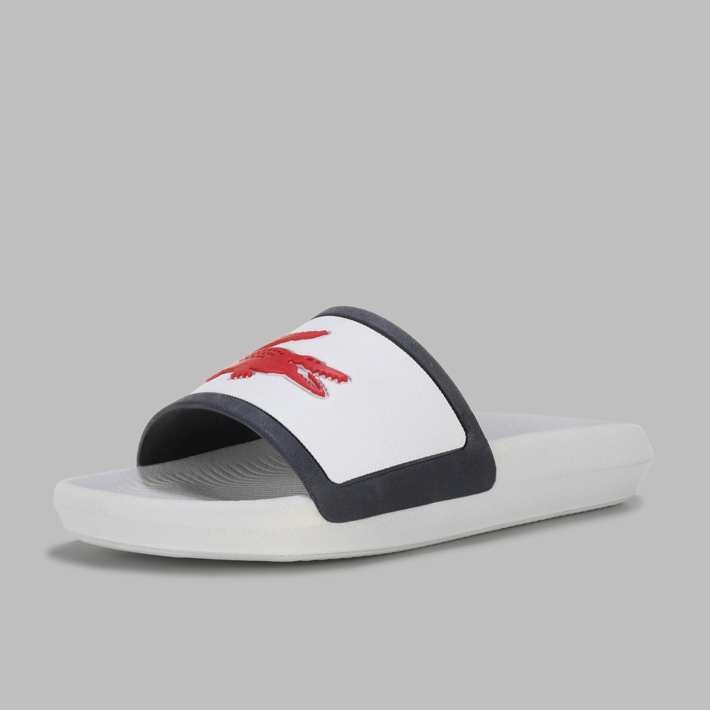 Sandalias Lacoste Croco Slide Mujer